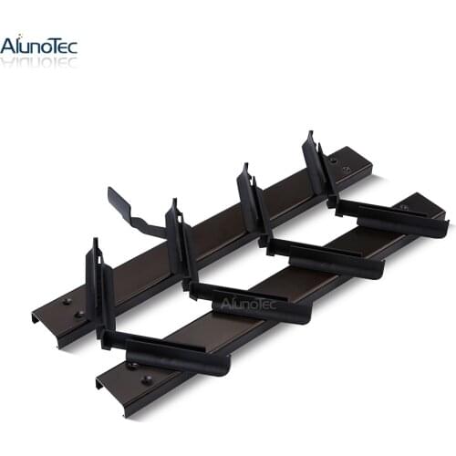 Aluno SF-300 4 Inch Clip 6 blades 558mm Jalousie Glass Louver Frame with Bronze Color