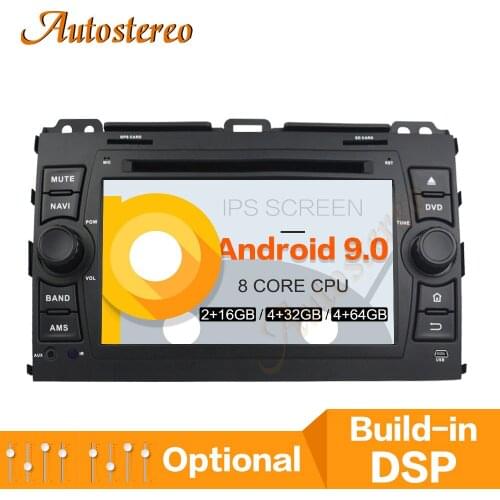 Car DVD Player Android 9 Octa Core Multimedia Player GPS Navigation For TOYOTA Land Prado 2006-2010 Auto Radio Stereo Head Unit