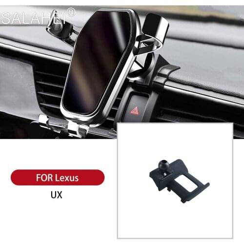 Car Mobile Phone Holder Cell Dashboard Air Vent Stand Clip Mount For LEXUS UX 260h 2019 2020 High Quality Support Phone Holder