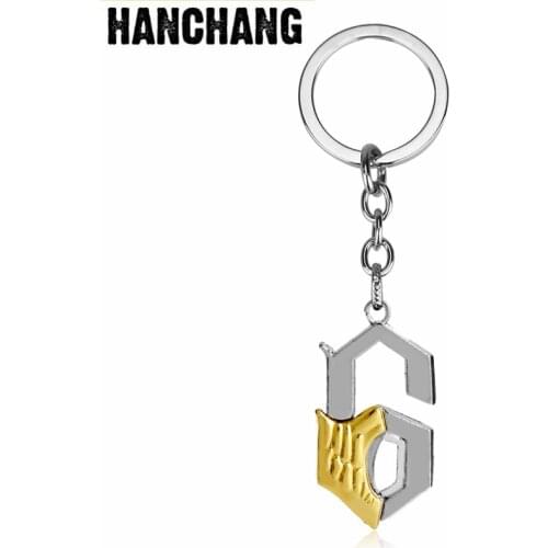 Anime Bleach Cosplay Keychain Trinket Grimmjow Jeagerjaques Pendant Key Rings Fans Collection Gift