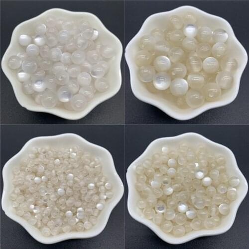 4/6/8/10mm Resin Spacer Beads Charms Cats eye Beads Round Loose Beads For Jewelry Making