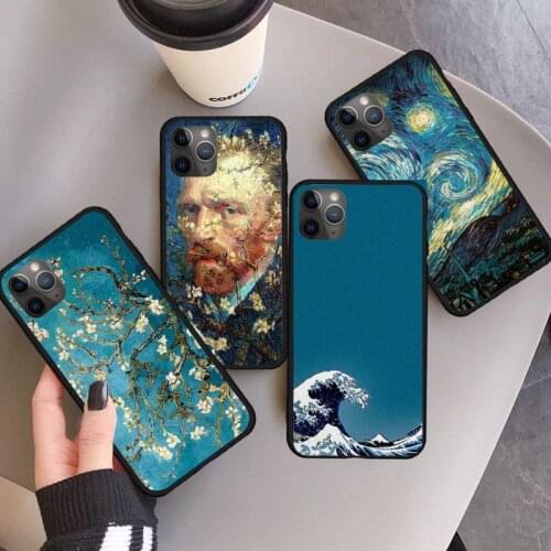 Art aesthetic van Gogh painting Phone Case for iPhone 11 12 pro XS MAX 8 7 6 6S Plus X 5S SE 2020 XR mini