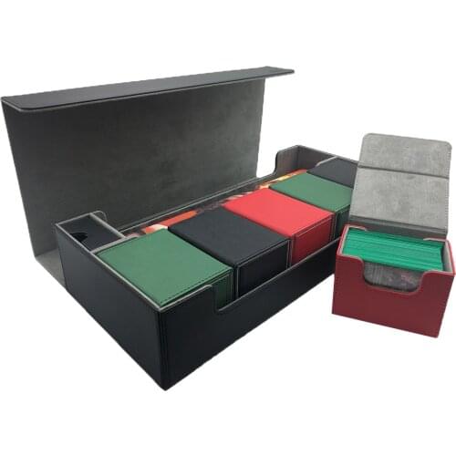 AEGIS GUARDIAN Super Large Card Case Deck Box Mtg Pokemon Yugioh TCG Binders For Cards Playmat and Dice Container: 550