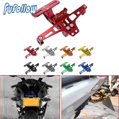 Motorcycle License Plate Holder For YAMAHA MT-09 MT09 SP FZ-09 FZ09 XSR900 License Mount Bracket Fender Eliminator Accessories