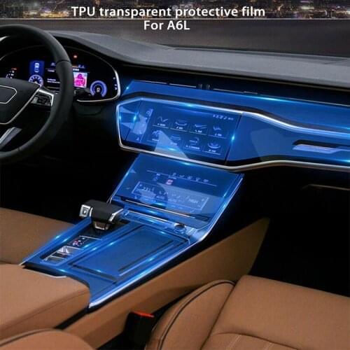 DNHFC For Audi A6L A6 C8 2018 2019 2020 Central control protective film display protective film Car Accessories