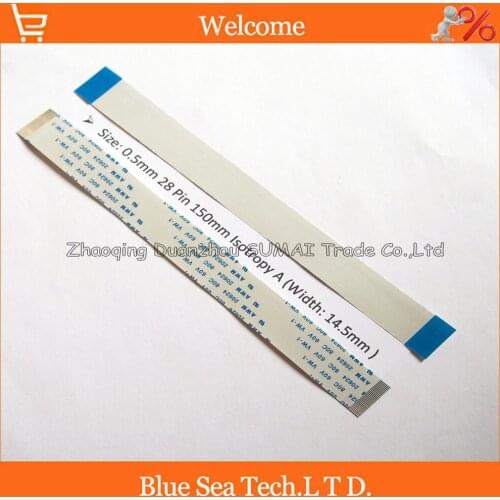 FFC FPC Flexible Flat Cable 0.5mm pitch 28pin 150mm Isotropy A or Anisotropy B cable,AWM 20624,80C 60V VW-1