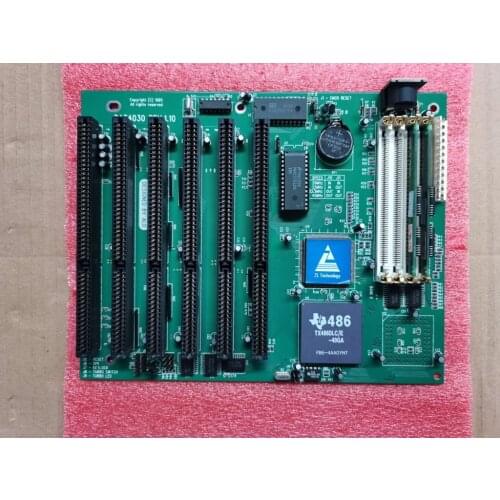 ZL386 motherboard with CPU memory chips with six ISA slot industrial equipment using DOS system