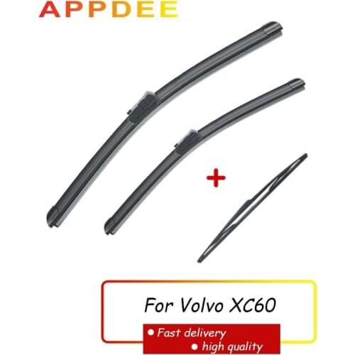 APPDEE Wiper Front Rear Wiper Blades Set For Volvo XC60 2012-2017 2016 2015 Windshield Windscreen 26"+20"+14"