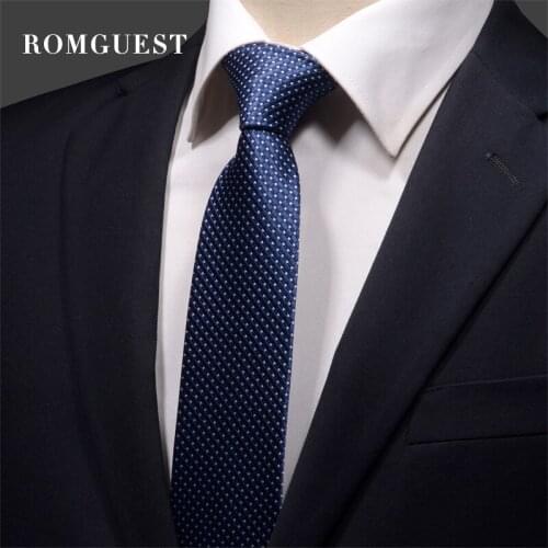 High Quality 2020 New Fashion Ties Men Work Formal 7cm Striped White Point Tie Wedding Party Neckties Designers with Gift Box