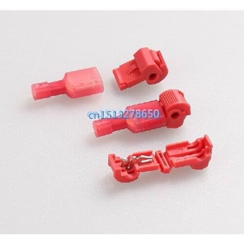 NEW 100PCS Scotch Lock Quick Splice Wire Connector Free shipping T1 0.5-1mm2