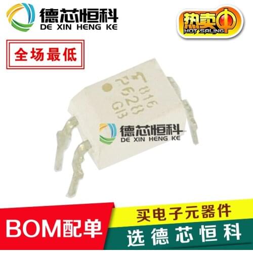 New TLP628 TLP628-1GB optocoupler P628 straight plug DIP-4 optoisolator transistor output
