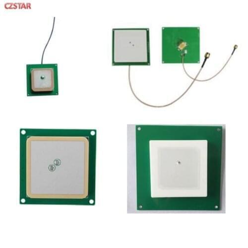 Customized Short long range 865-868MHZ uhf rfid antenna 900mhz Circular Polarization passive small ceramics rfid reader antenna