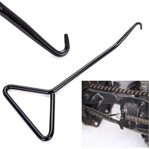 Stainless Steel T-Handle Simple Install Remove Exhaust Stand Spring Hook Puller Tools For Motorcycle Bicycle
