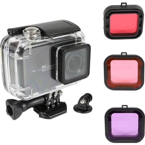 Waterproof Case for YI 4K Action Camera Xiaoyi 4K+ Protection Shell Lite 4K Diving Housing Box Mount W/Filter Kits Accessories