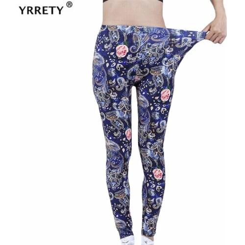 YRRETY Women Leggings High Waist Fitness Push Up Ladies Workout Pants Female Mujer Polyester Casual Soft Yoga Gym Ankle-Length