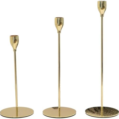 1 Piece Candle Holder Single Head Candelabra Candlestick Home Festival Decor Wedding Desktop Ornaments