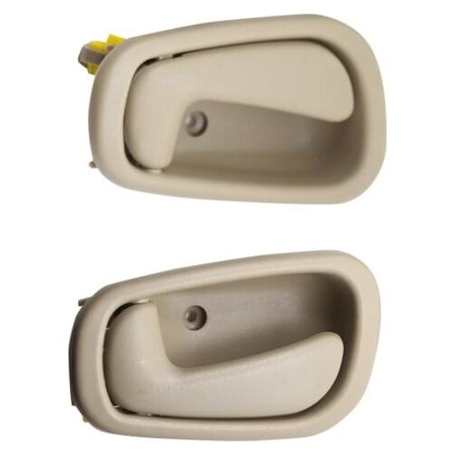 2PCS ONE PAIR BEIGE Interior door handle for FOR TOYOTA Corolla 1998 1999 2000 2001 2002