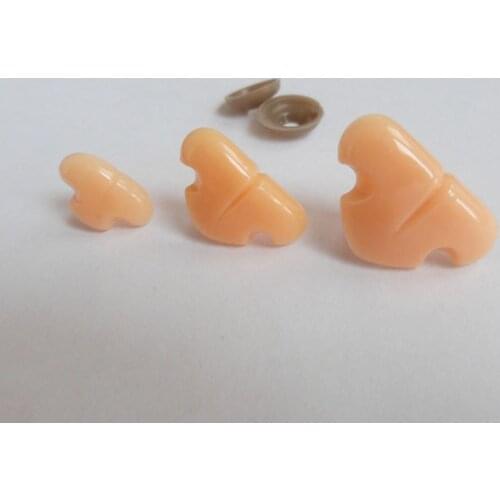 30pcs/lot---17x12mm&15x24mm&19x29mm plastic safety animal toy noses with soft washer for diy doll findings