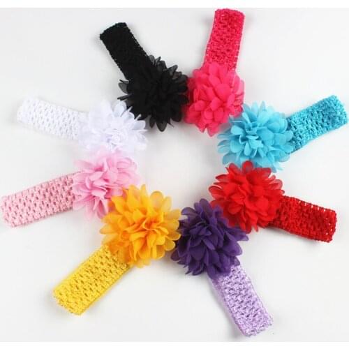 5PCS New Lace Lovely Baby Flower Headband Headwear Hair Band Girl Infant Toddler hair accessories children hair ornament