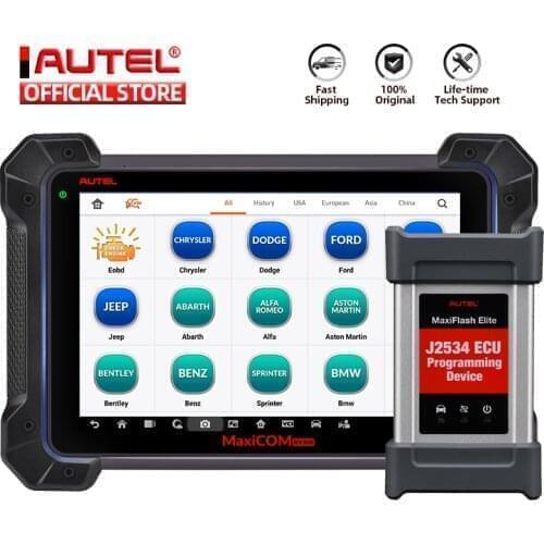Autel MaxiCom MK908P OBD2 Scanner ECU Coding Programmming Key Coding OBD 2 Auto Car Diagnostic Tool PK Maxisys Elite IM608 MK908