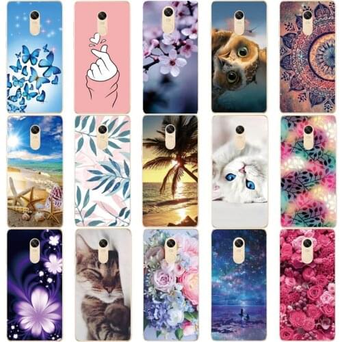 Soft Silicone 5.5'' For Xiaomi Redmi Note 4X Global Version Case Cover Painting TPU Phone For Xiaomi Redmi Note 4 Cases Funda