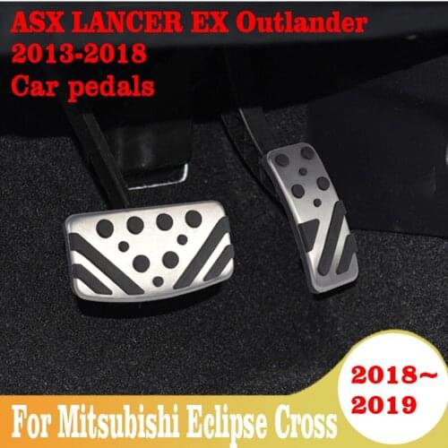 For Mitsubishi Eclipse Cross 2018 2019 ASX LANCER EX Outlander 2013-2016 2017 2018 Parts Car Gas Brake Pedal Cover Accessories