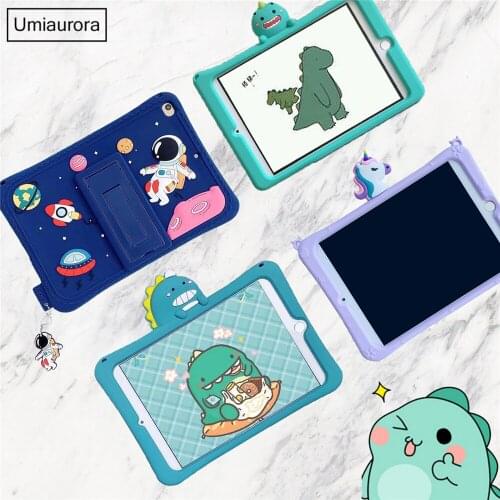 Kids Case for Huawei MatePad T10 T10S 10.4 Pro 10.8 Cartoon Silicone Stand Tablet Cover for Mediapad M5 Lite 8.0 T3 T5 10 10.1"