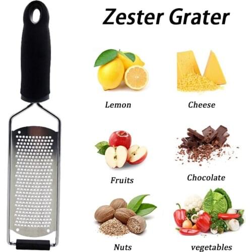 Lemon Cheese Chocolate Vegetables Fruits Multifunctional Safe Convenient Stainless Grater kitchen tools Sharp Blade Hand Grater