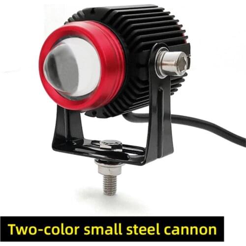 2pcs Newest Motorcycle Headlight LED 20W 8000LM 6500K 3000K Spot Driving Fog Head Light Motorbike Boat Headlight