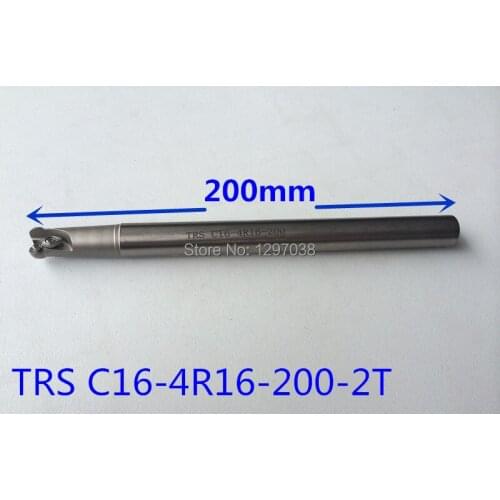 TRS C16-4R16-200-2T Comer Rounding End Mill Cutting diameter 12mm Length 130mm TRS Round dowel end mill RDMT0802 Inserts