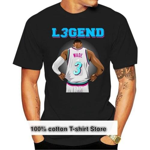 MIAMI BASKETBALL DWYANE WADE L3GEND BASKETBALL OLDSKOOL T-Shirt TEE Shirt More Size And Colors
