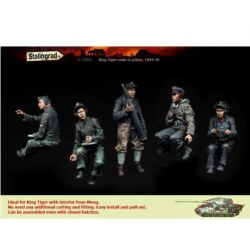 New Unassembled 1/35 -soldiers (NO TANK) Resin Kit DIY Toys Unpainted resin model