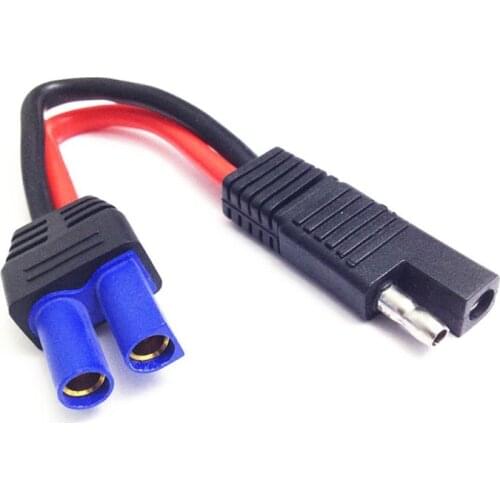 SAE Adapter Cable SAE Plug Wire To EC5 Female Power Cord Battery Solar Cable E7CA