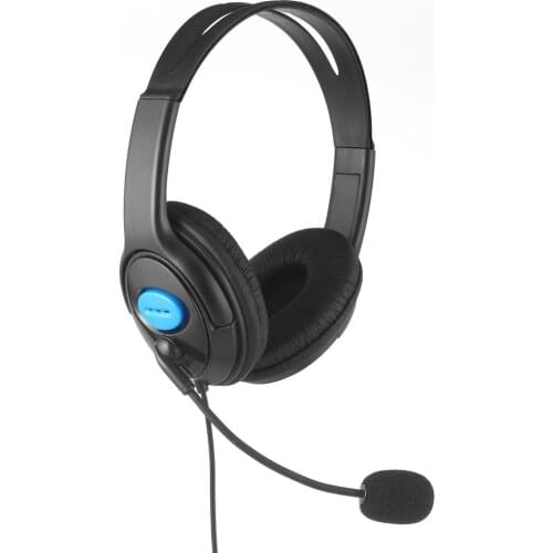 New 1.9m Wired Computer Gaming Headphone With MIC Casque Audio Mute Switch Noise Cancelling Headset For PS4 Sony PlayStation