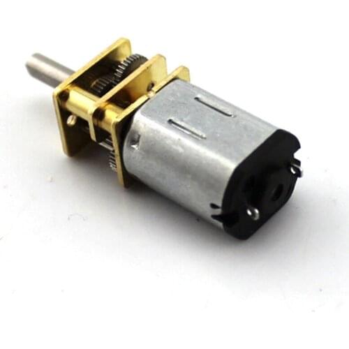 GA12-N20 Mini Metal Gear Motor 3mm D Shaft Diameter with Gearwheel For DIY Making Robots Smart Car Toy DC 3-6V Geared Motors