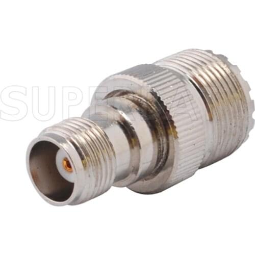 Superbat 5pcsTNC-UHF Adapter TNC Jack to UHF Female Straight RF Coaxial Connector