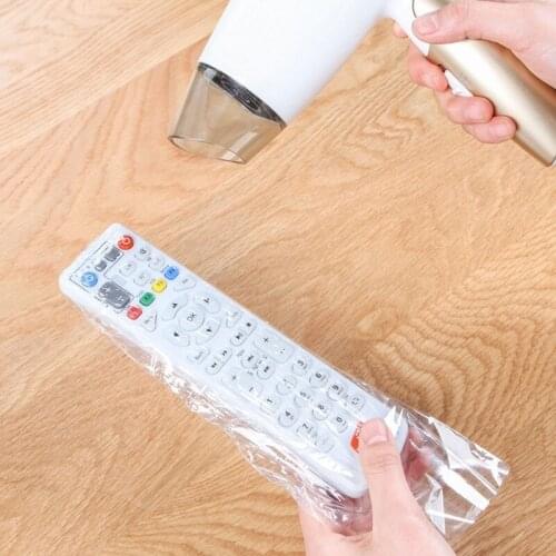 5Pcs Heat Shrink Film Clear Video TV Air Condition Remote Control Protector Cover Home Waterproof Protective Case New apple tv