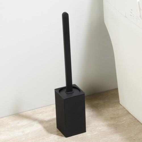 Vidric simple black bathroom toilet floor stainless metal pendant bathroom toilet brush set