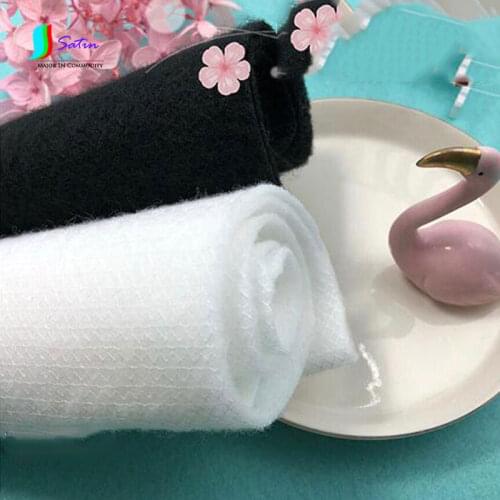 DIY Handmade High Quality Cotton Clothing Accessories Japan Mesh Cotton Black White Thickness 2mm 2 or 5 meters/ lot S462P