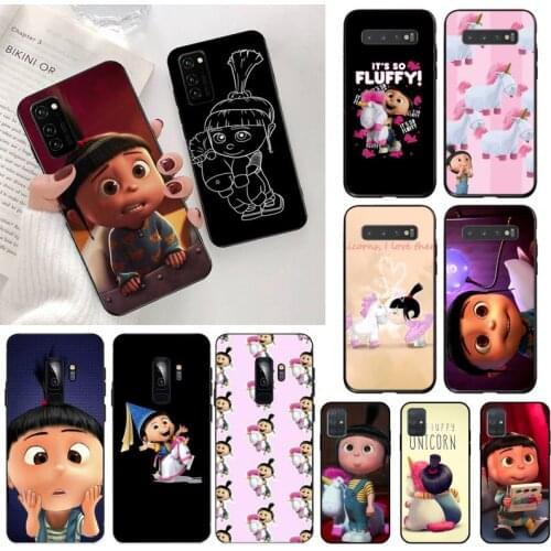 YJZFDYRM Despicable Me Unicorn Agnes Custom Photo Phone Case for Samsung S20 plus Ultra S6 S7 edge S8 S9 plus S10 5G lite 2020