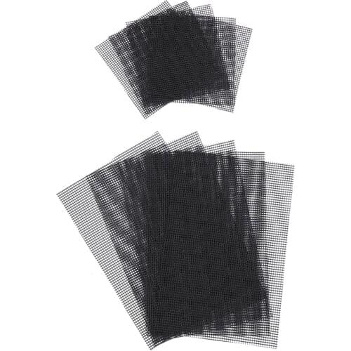 10pcs Plastic Flower Pot Hole Mesh Pad Bonsai Pot Bottom Grid Mat Breathable Gasket Drainage Netting Hole Screen