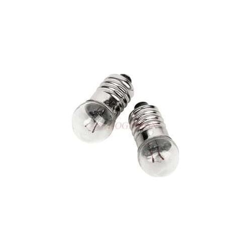 2pcs Small bulb 2.5v3.8V screw mouth vintage flashlight elementary school junior high school electrical physics experiment