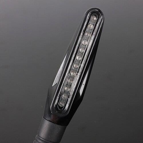 4pcs Flexible Motorcycle Led Turn Signal Light Fashional Winker Flasher light Universal for all 12V Motorcycle Bikes
