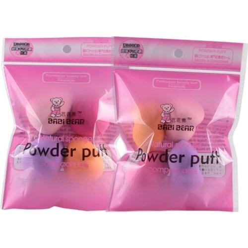 Hot Women 4pcs Professional Makeup Sponge Blush Foundation Puff Multi Shape Sponges Makeup Brushes High Quality recommend Praise