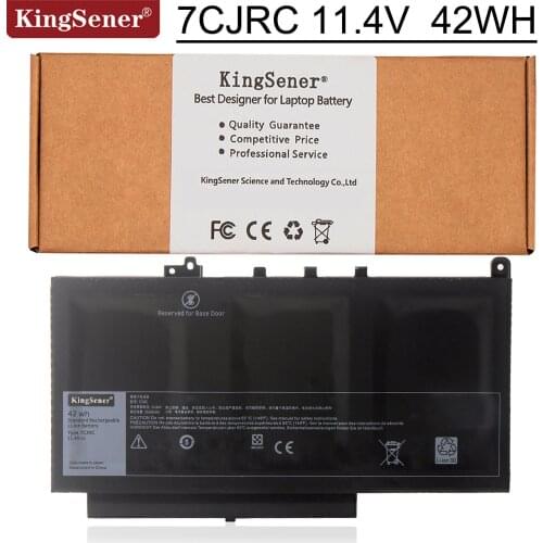 KingSener New 7CJRC Laptop Battery for DELL Latitude E7270 E7470 Series 21X15 021X15 11.4V 42WH