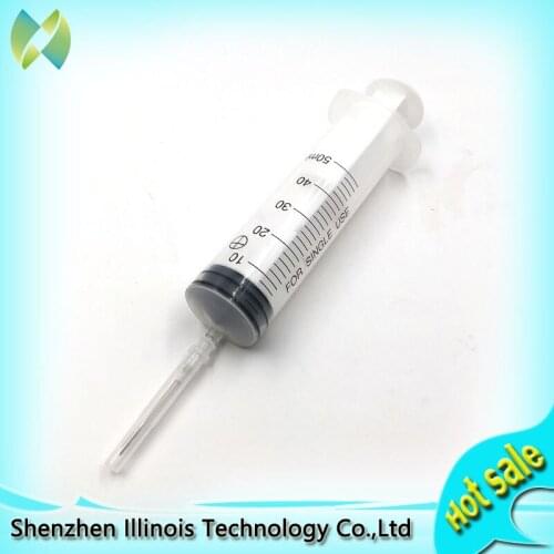Cleaning print heads 50ML plastic needle cannula printer parts 50mlPlastic syringe