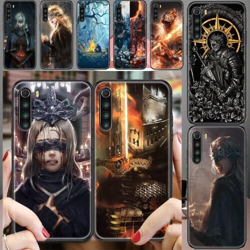 Dark Souls Game Phone case For Xiaomi Redmi Note 7 7A 8 8T 9 9A 9S K30 Pro Ultra black silicone coque luxury back tpu funda 3D
