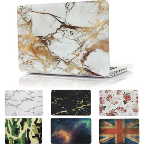 For Apple New Macbook Air 13 11 M1 Chip Pro 13 15 16 12 Touch Bar Retina Marble Flag Camouflage Painting Hard Cover Case