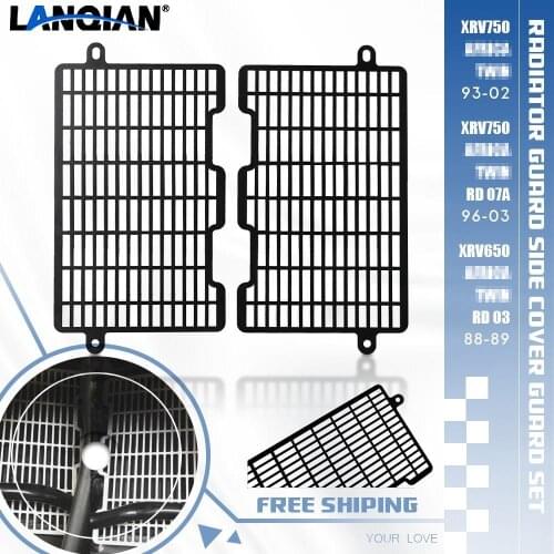 For honda XRV750 Africa Twin 2021 New Motorcycle Radiator Grille Guard Cover for honda XRV750 Africa Twin 1993-2002 Accessories