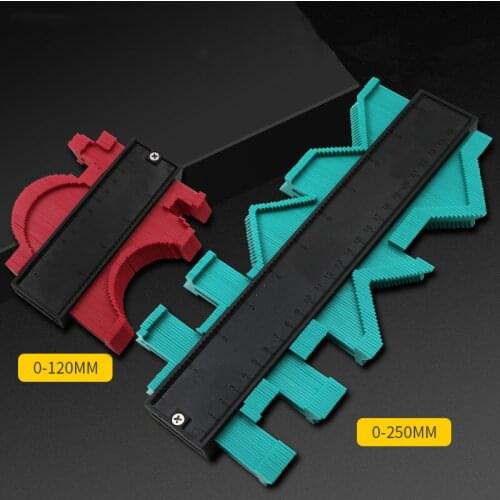 Shape Contour Gauge Duplicator Profile Measuring Angle Ruler Thickness Gauge Contour Template Copy Duplicator Woodworking Tools